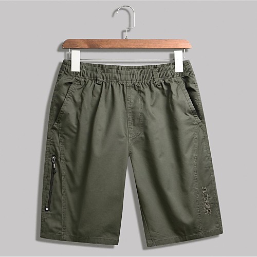 

Men's Hiking Shorts Outdoor Breathable Quick Dry Comfortable Cotton Shorts Climbing Camping / Hiking / Caving Traveling Black Army Green Khaki XL XXL XXXL 4XL 5XL Standard Fit
