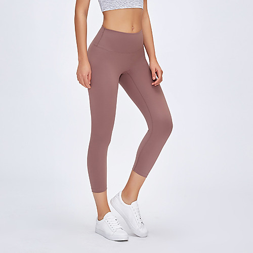 

Women's High Waist Yoga Pants Winter Fashion Leopard Print Black Purple Red Light Purple Elastane Running Fitness Gym Workout 3/4 Tights Sport Activewear Breathable Moisture Wicking Butt Lift Tummy