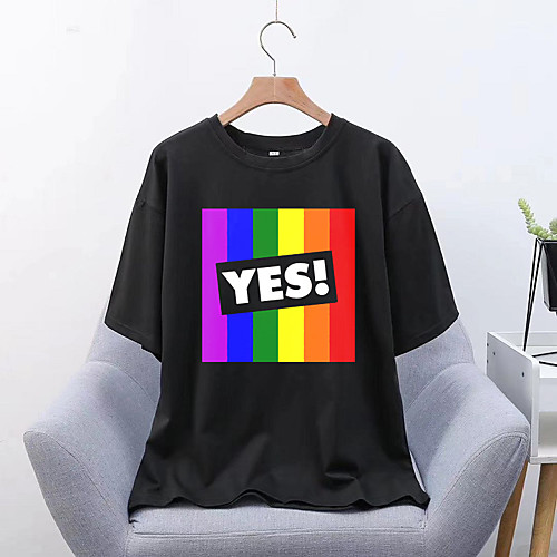 

Inspired by Cosplay LGBT Pride Outfits T-shirt Terylene Print Printing T-shirt For Men's / Women's