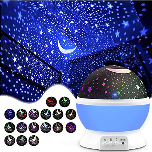 

Baby & Kids' Night Lights Moon Star Starry Night Light LED Lighting Glow 6 V USB Batteries Powered Kid's Adults for Birthday Gifts and Party Favors 1 pcs