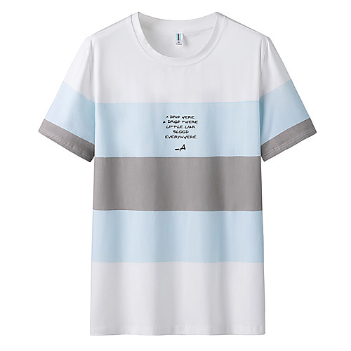 

Men's Daily Weekend T-shirt - Graphic / Solid Colored / Letter Yellow