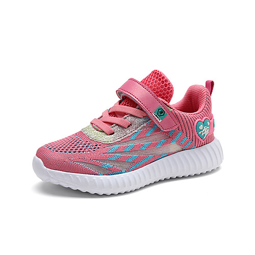 

Girls' Comfort Flyknit Trainers / Athletic Shoes Little Kids(4-7ys) / Big Kids(7years ) Running Shoes / Walking Shoes Black / Purple / Pink Summer / Fall / Color Block