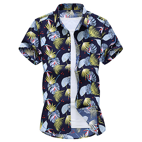 

Men's Daily Basic / Elegant Shirt - Geometric Black