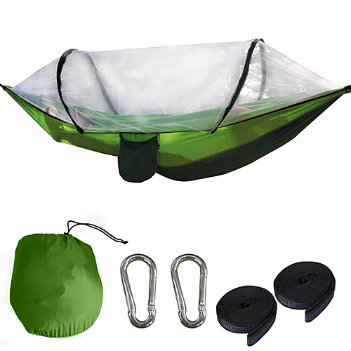 

Camping Hammock Outdoor Breathability Wearable Reusable Adjustable Flexible Folding Nylon PVA for 1 - 2 person Hunting Hiking Beach Army Green Pink Green 2614 cm Pop Up Design
