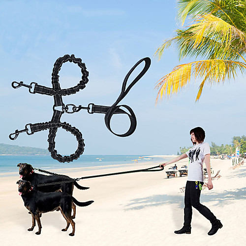 

Dog Pets Harness Leash Retractable Natural Solid Solid Colored Classic Nylon Black Labrador Golden Retriever Corgi Bulldog Bichon Frise Schnauzer 1pc