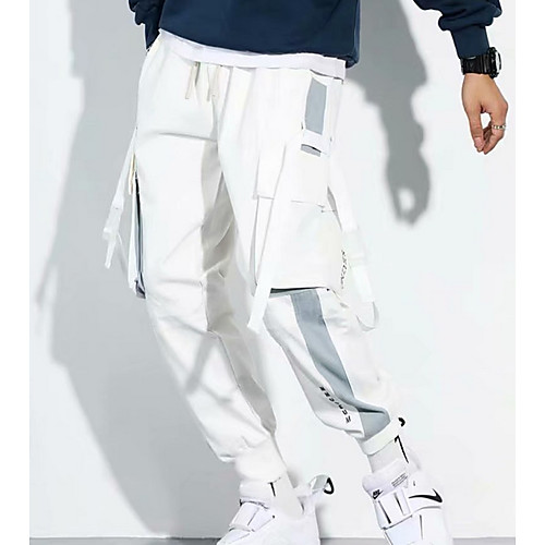 

Men's Basic Chinos Pants - Print White Black US32 / UK32 / EU40 US34 / UK34 / EU42 US36 / UK36 / EU44