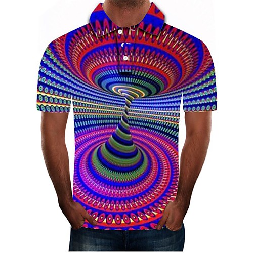 

Men's Graphic Polo Daily Rainbow