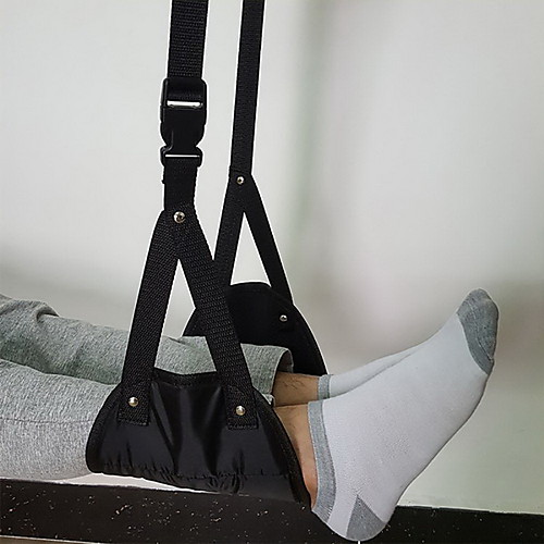 

Comfy Hanger Travel Airplane Footrest Hammock Made with Premium Memory Foam Foot Resting Hammock for Travel Office Leg Hammock