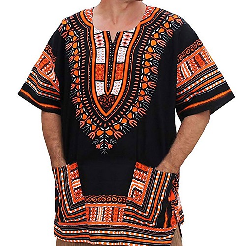 

Men's Daily T-shirt - Geometric Red