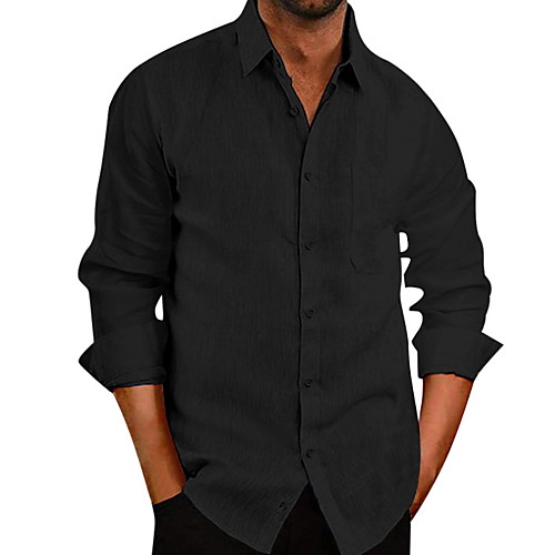 

Men's Daily Shirt - Solid Colored Yellow