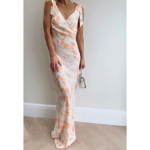 

Women's 2020 Blushing Pink Dress Elegant Summer Sheath Geometric S M