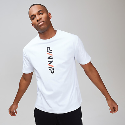 

Men's Sports Basic T-shirt - Letter Print White