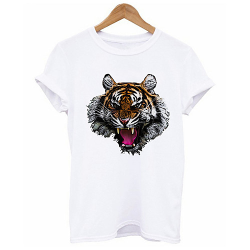 

Women's Animal T-shirt Daily Weekend White