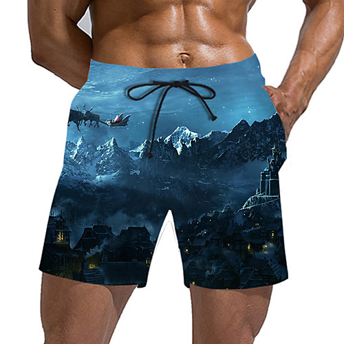 

Men's Sporty / Basic Daily Holiday Chinos / Shorts Pants - 3D Print / Drawstring Blue US32 / UK32 / EU40 US34 / UK34 / EU42 US36 / UK36 / EU44