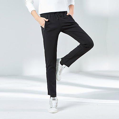 

Women's Hiking Pants Outdoor Breathable Quick Dry Comfortable Cotton Bottoms Climbing Beach Camping / Hiking / Caving Black M L XL XXL XXXL Standard Fit