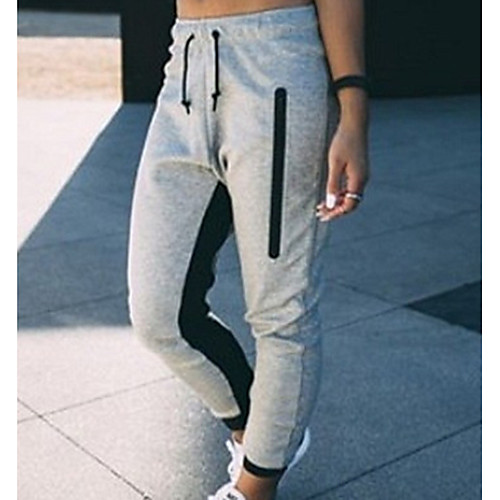 

Women's Basic Sweatpants Pants - Solid Colored Gray S M L