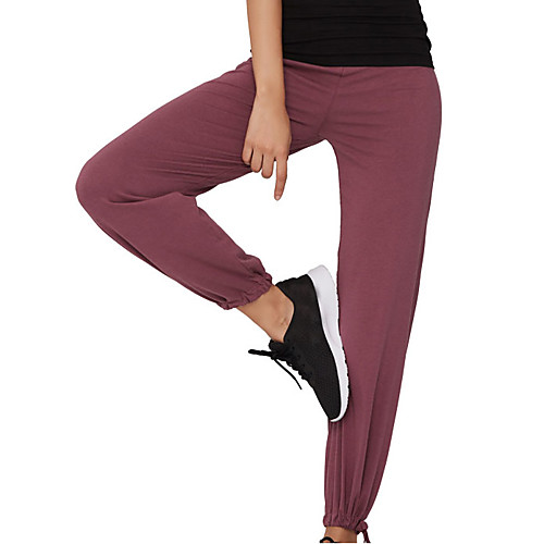 

Women's High Waist Yoga Pants Winter Solid Color Black Peachblow Elastane Running Fitness Gym Workout Bottoms Sport Activewear Breathable Quick Dry Moisture Wicking Soft Stretchy Loose