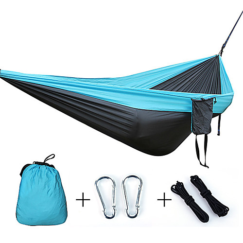 

Camping Hammock Outdoor Breathability Wearable Reusable Adjustable Flexible Folding Nylon PVA for 1 - 2 person Hunting Hiking Beach Blue 17108 cm Pop Up Design