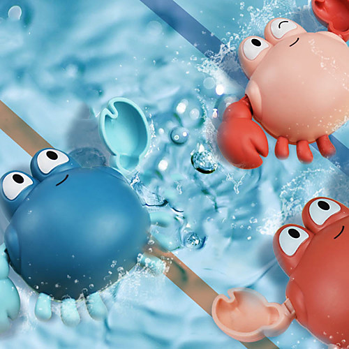 

Fishing Floating Squirts Toy Water Pool Bathtub Toy Bath Toys Kid's Crab Plastic Floating Wind Up Swimming Swimming Pool Bathtub Bath Time Boys and Girls