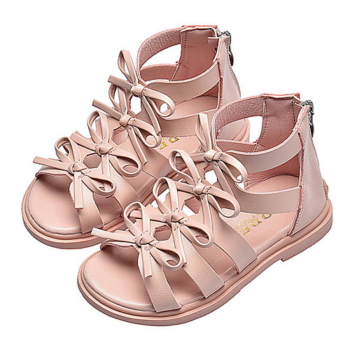 

Girls' Comfort PU Sandals Little Kids(4-7ys) Black / Pink / Beige Summer