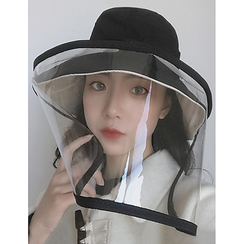 

Women's Basic PU Cotton Protective Hat - Solid Colored All Seasons Black