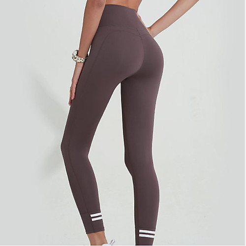 

Women's High Waist Yoga Pants Winter Black Gray Coffee Running Fitness Gym Workout Tights Leggings Sport Activewear Breathable Moisture Wicking Butt Lift Tummy Control High Elasticity Skinny