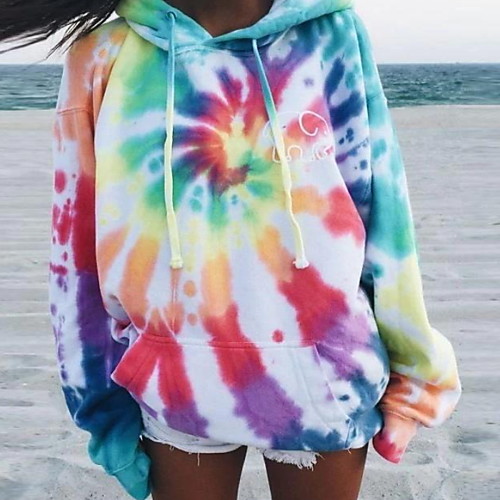 

Comfy Tie Dye Rainbow Hoodie