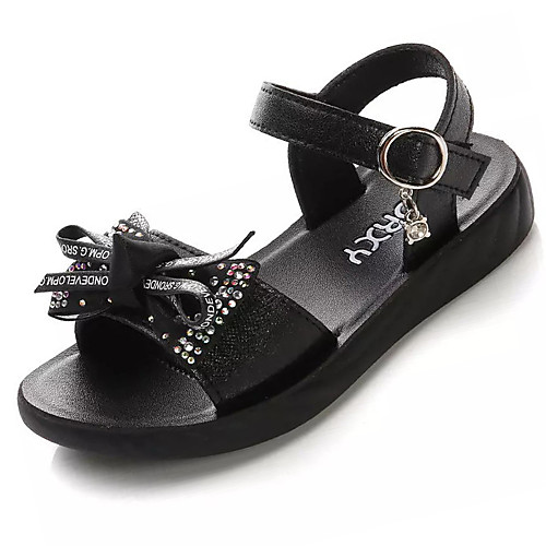 

Girls' Comfort PU Sandals Big Kids(7years ) White / Black / Pink Summer