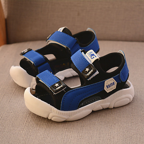 

Boys' Comfort Mesh / PU Sandals Toddler(9m-4ys) / Little Kids(4-7ys) Buckle / Split Joint Red / Blue / Beige Spring / Summer / Party & Evening / Slogan