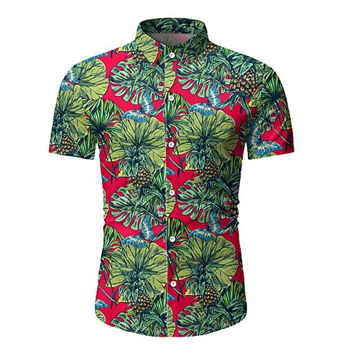 

Men's Daily Holiday Shirt - Floral Red