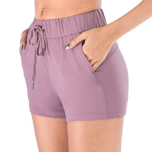 

Women's Running Shorts Athletic Shorts Workout Shorts Sports Bottoms Running Jogging Training Breathable Quick Dry Moisture Wicking Solid Colored Dark Grey Blushing Pink Grey Green White Black