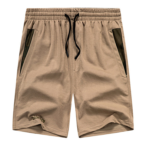

Men's Sporty / Street chic Sweatpants / Shorts Pants - Print / Solid Colored Sporty / Print Army Green Khaki Black US36 / UK36 / EU44 US38 / UK38 / EU46 US40 / UK40 / EU48