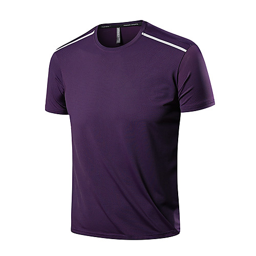 

Men's Solid Colored T-shirt Daily Sports White / Black / Blue / Purple / Green / Light Green / Gray