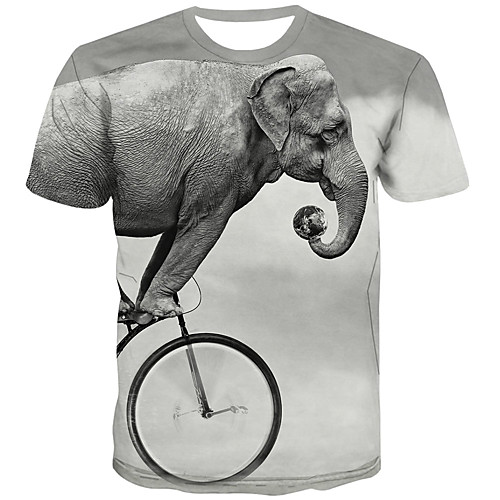 

Men's Daily Street chic T-shirt - 3D Print Rainbow