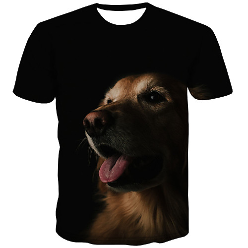 

Men's 3D Print T-shirt Street chic Daily Rainbow