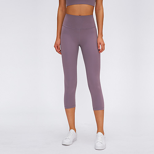 

Women's High Waist Yoga Pants Winter Fashion Leopard Print Purple Red Camouflage Green Elastane Running Fitness Gym Workout 3/4 Tights Sport Activewear Breathable Moisture Wicking Butt Lift Tummy