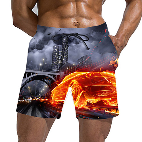 

Men's Sporty / Basic Daily Holiday Chinos / Shorts Pants - 3D Print / Drawstring Red US32 / UK32 / EU40 US34 / UK34 / EU42 US36 / UK36 / EU44