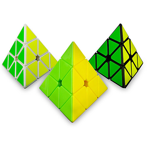 

1 pc Magic Cube IQ Cube Pyramid 133 Smooth Speed Cube Magic Cube Puzzle Cube Professional Level Stress and Anxiety Relief Focus Toy Classic & Timeless Kid's Adults' Toy All Gift