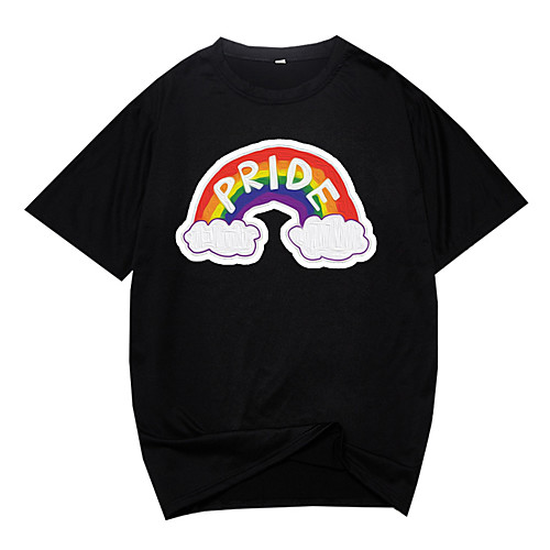 

Inspired by Cosplay LGBT Pride Outfits T-shirt Terylene Print Printing T-shirt For Men's / Women's