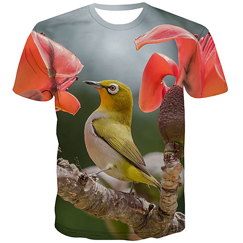 

Men's Daily Street chic T-shirt - 3D Print Rainbow