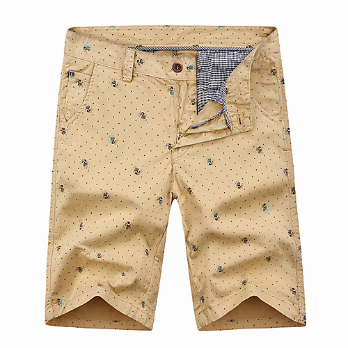 

Men's Hiking Shorts Outdoor Breathable Quick Dry Comfortable Cotton Shorts Hunting Fishing Beach Yellow Army Green Khaki 28 29 30 31 32 Loose