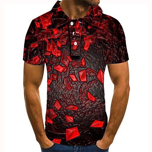 

Men's Daily Basic Polo - 3D Red