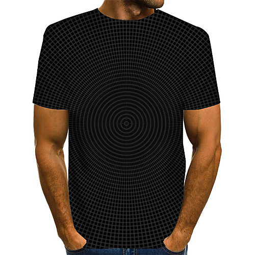 

Men's Daily Basic T-shirt - 3D Print Black