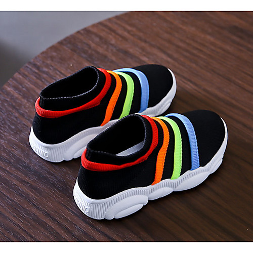 

Girls' Comfort Knit Flats Toddler(9m-4ys) Black / Pink Spring / Summer