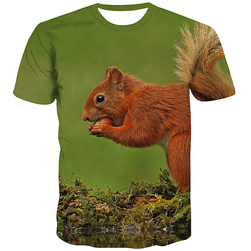 

Men's Daily Street chic T-shirt - 3D Print Rainbow