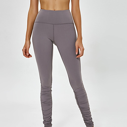 

Women's High Waist Yoga Pants Winter Black Blue Gray Elastane Running Fitness Gym Workout Tights Leggings Sport Activewear Breathable Moisture Wicking Butt Lift Tummy Control High Elasticity Skinny
