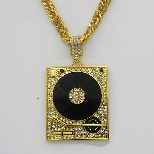 

Necklace Statement Unique Design Trendy Fashion Chrome Gold 75 cm Necklace Jewelry 1pc For Party Evening Sport Street