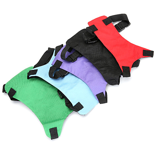 

Dog Cat Pets Harness Adjustable Size Foldable Cute and Cuddly Solid Colored Classic Polyester Purple Red Green Beagle Bulldog Pug Bichon Frise Shih Tzu Dachshund 1pc