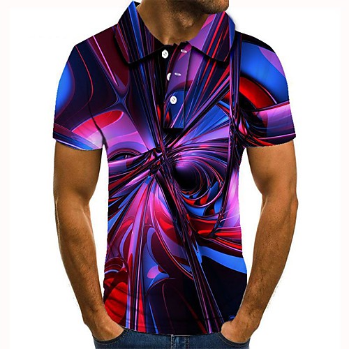 

Men's Daily Basic Polo - 3D Purple