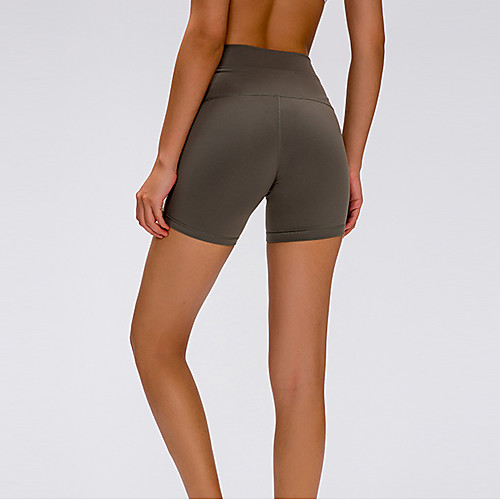 

Women's High Waist Yoga Shorts Winter Black Red Green Blue Gray Elastane Running Fitness Gym Workout Shorts Sport Activewear Breathable Moisture Wicking Butt Lift Tummy Control High Elasticity